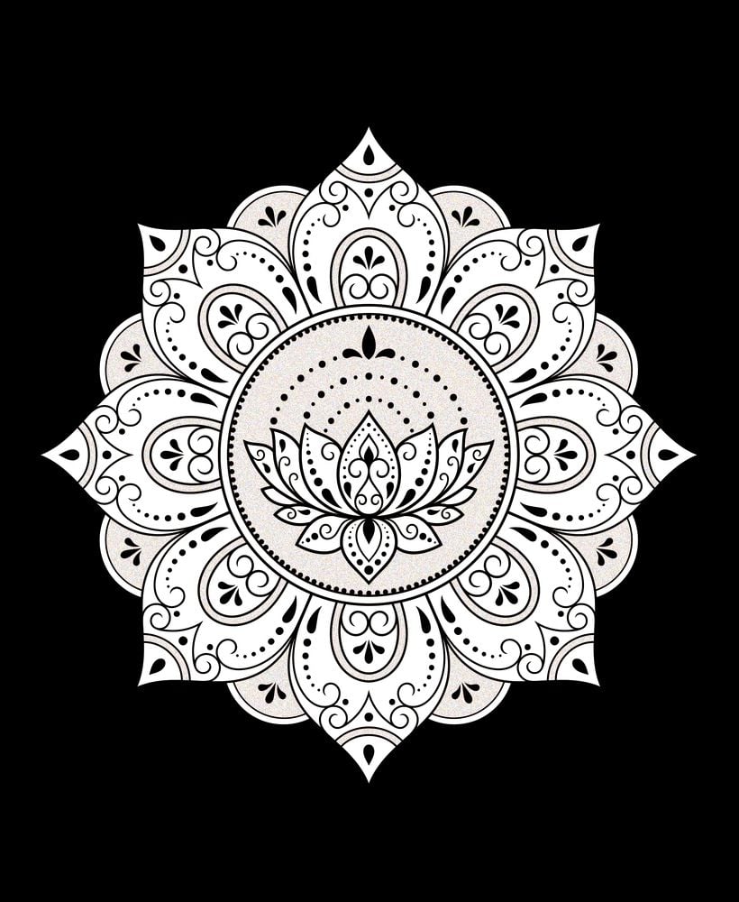 Mandalas de Magia del Espíritu y del Alma - Libro para Colorear con Brillo