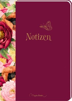 Cuaderno DIN A5 para tomar preciosas notas - Magia Floral (M. Bastin)