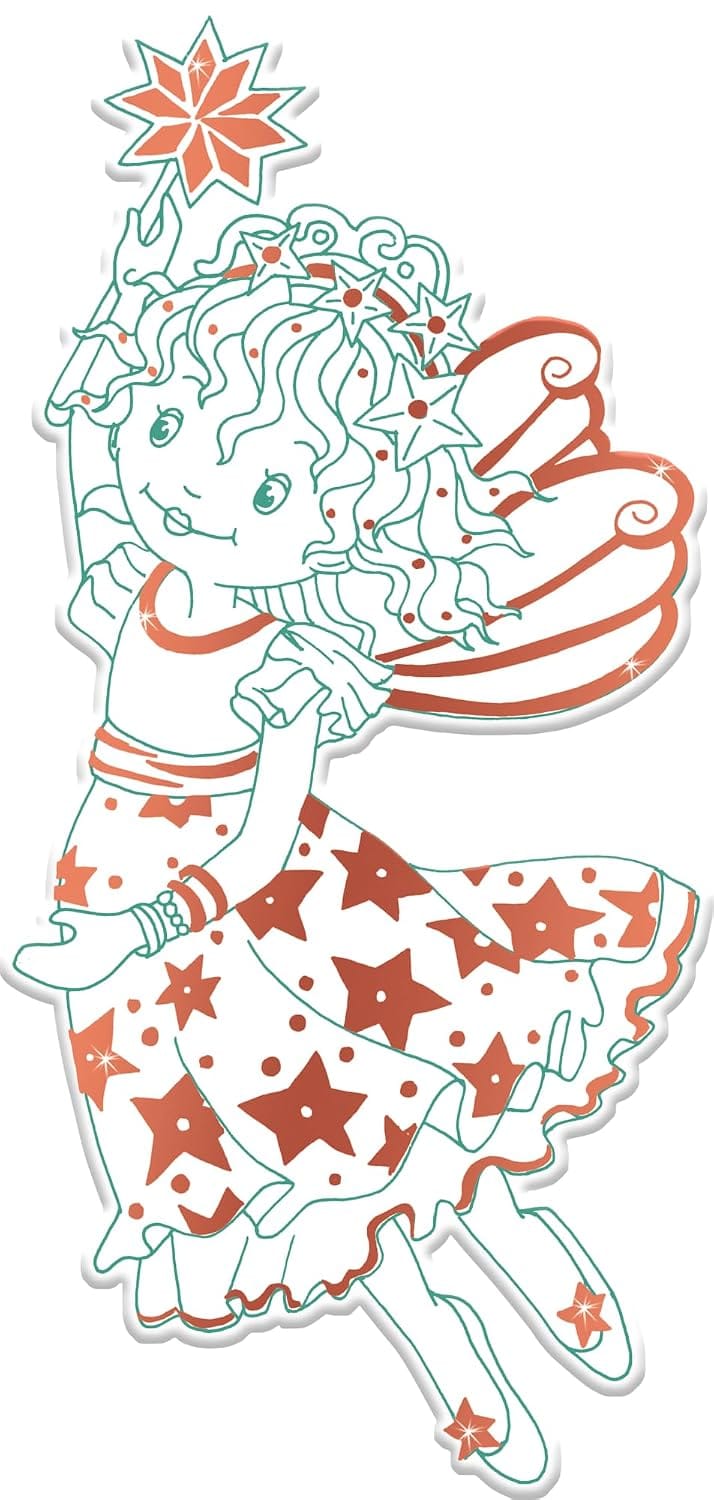 Set con 4 figuras de la hadita princesa Lillifee para colorear y jugar