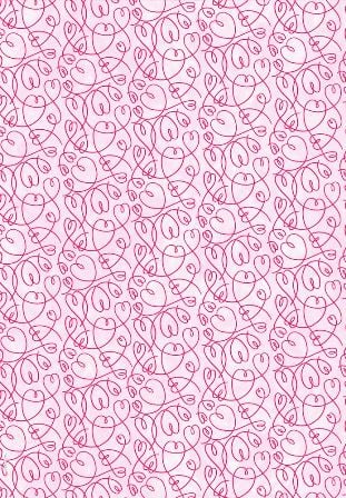 Libro con 10 pliegos de papeles de regalo de All about pink
