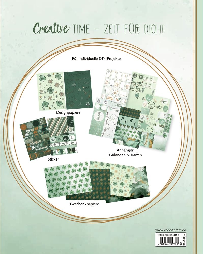Designpapier-Kreativbuch Good Luck - Cuaderno creativo de papel de diseno Good Luck