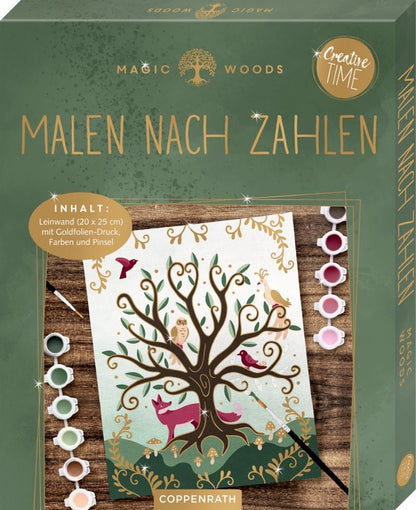 Pintar por números en lienzo - Bosques Mágicos - Malen nach Zahlen auf Leinwand Magic Woods
