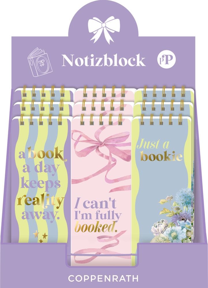 Bloc de notas elegante con acabado en oro - Passion for Pages