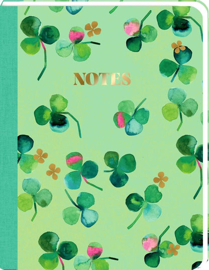 Elegante caja de regalo con banda y ribete dorado - Cuaderno con bolígrafo de  All about green